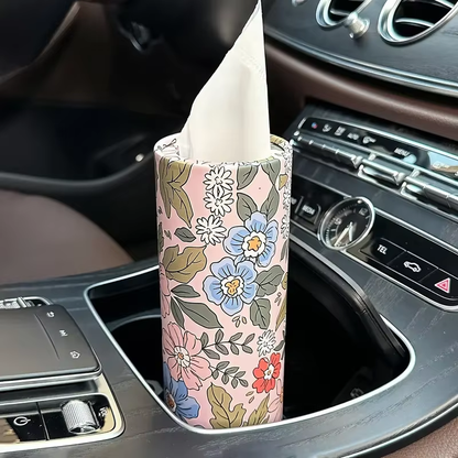 Car Round Tissue Box