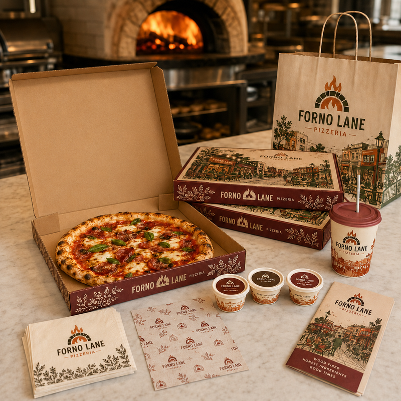 PIZZA SHOP PACKAGING