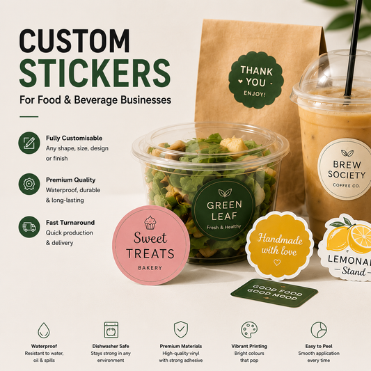 Custom Sticker — Gloss Lamination Round Cut