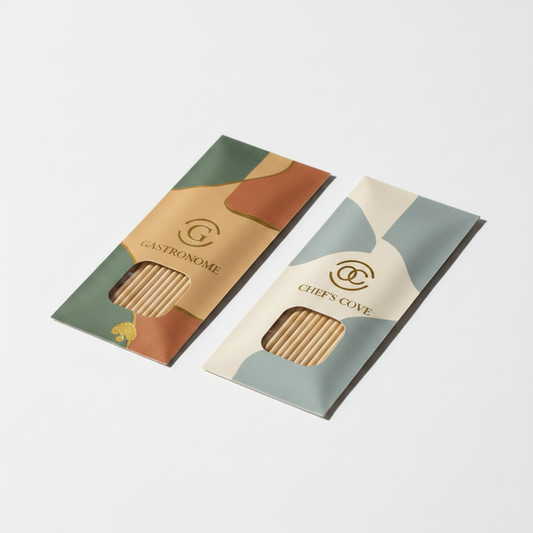 Custom Toothpick Sleeve – Coated Art Paper Restaurant