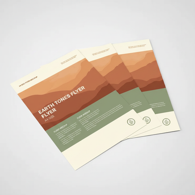 A4 Custom Flyer 128gsm 210x285mm