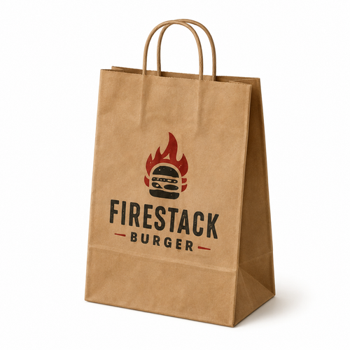 Kraft Takeaway Bags